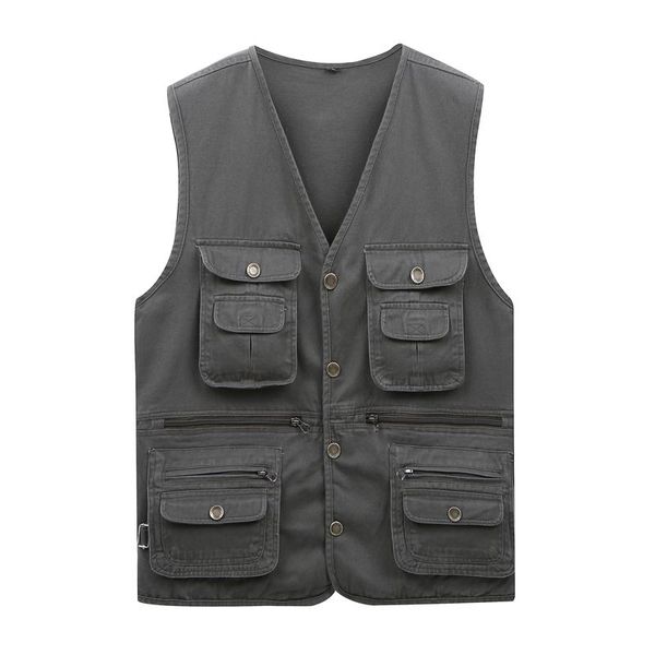 men's vests autumn spring men khaki grey army green sleeveless cardigan 4xl vest coat , male man summer journalist pographer pocket, Black;white
men's vests autumn spring men khaki grey army green sleeveless cardigan 4xl vest coat , male man summer journalist pographer pocket, Black;white