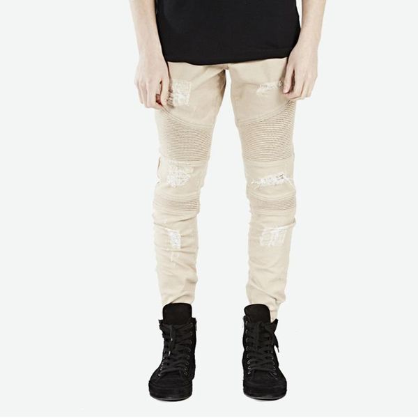 men's jeans street hole three-dimensional cutting slim elastic small foot motorcycle fashion, Blue
men's jeans street hole three-dimensional cutting slim elastic small foot motorcycle fashion, Blue