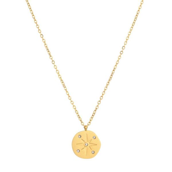 pendant necklaces 2021 fashion women irregular five diamonds anise star necklace party stainless steel, Silver
pendant necklaces 2021 fashion women irregular five diamonds anise star necklace party stainless steel, Silver