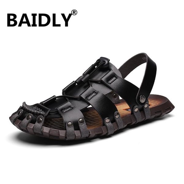 sandals sandal men summer leather outdoor shoes slippers big plus size 45 46 47, Black
sandals sandal men summer leather outdoor shoes slippers big plus size 45 46 47, Black