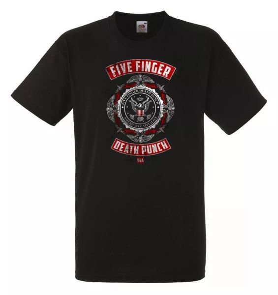 five finger death punch 5fdp black mens t-shirt men rock band tee shirt, White;black
five finger death punch 5fdp black mens t-shirt men rock band tee shirt, White;black