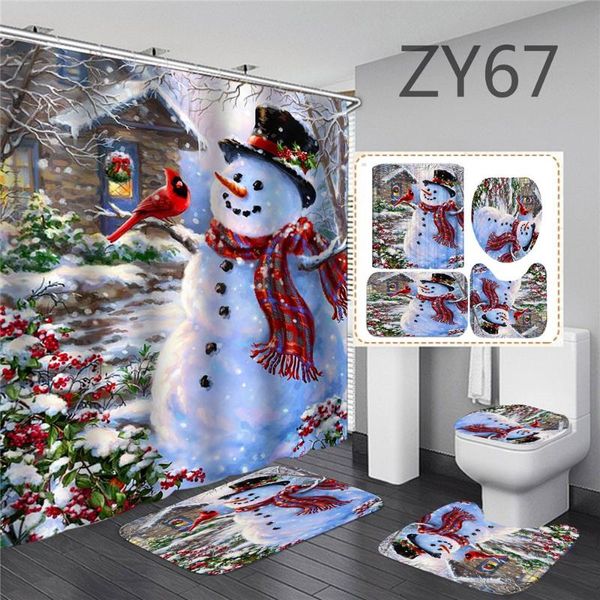 shower curtains 4pcs christmas elk pull cart curtain sets non-slip rugs toilet lid cover and bath mat waterproof bathroom accessories
shower curtains 4pcs christmas elk pull cart curtain sets non-slip rugs toilet lid cover and bath mat waterproof bathroom accessories