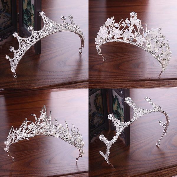 hair clips & barrettes silver color tiaras and crowns for wedding bride party crystal pearls diadems rhinestone head ornaments fashion acces, Golden;silver
hair clips & barrettes silver color tiaras and crowns for wedding bride party crystal pearls diadems rhinestone head ornaments fashion acces, Golden;silver