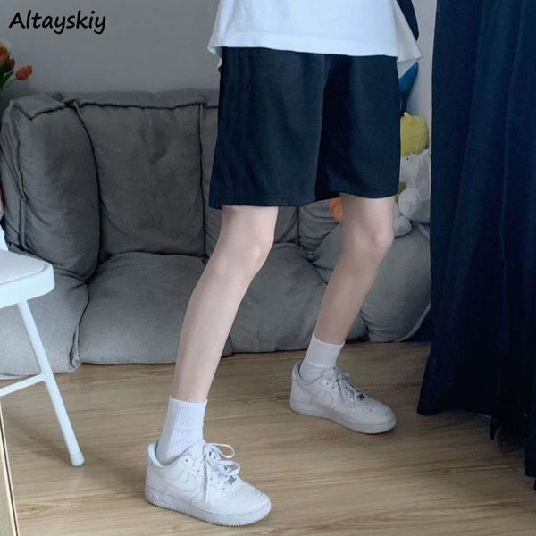 women's shorts women summer korean style loose wide leg trousers student all-match casual knee-length couples fashion elasticity, White;black
women's shorts women summer korean style loose wide leg trousers student all-match casual knee-length couples fashion elasticity, White;black