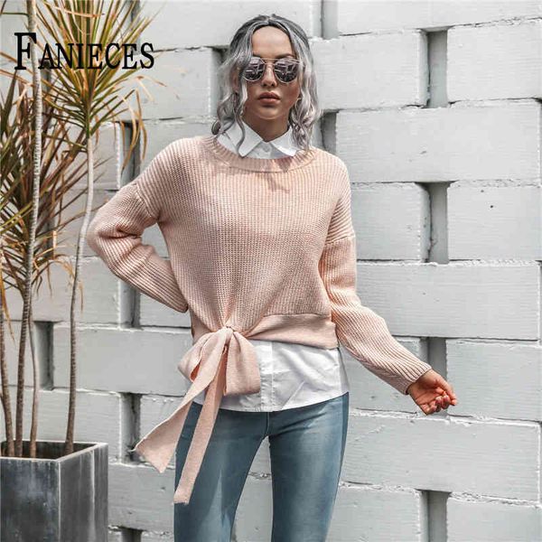 women's fall winter casual bandage sweater bowknot stitching loose sweaters pullover 210520, White;black
women's fall winter casual bandage sweater bowknot stitching loose sweaters pullover 210520, White;black