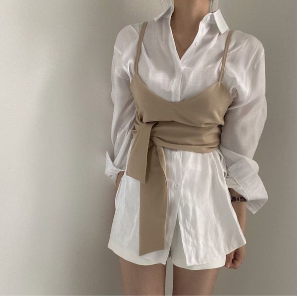 qooth autumn japan style ins trendy blouse and vest two pieces set outfit cotton casual shirts women loose 3 colors qt263 210518, White
qooth autumn japan style ins trendy blouse and vest two pieces set outfit cotton casual shirts women loose 3 colors qt263 210518, White