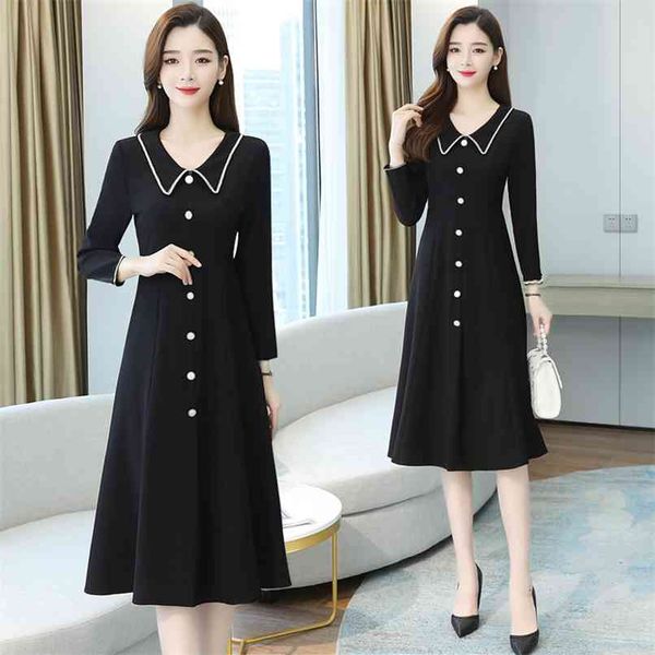 plus size black hepburn dress vintage solid long sleeve midi autumn winter elegant women bodycon party vestidos 210528, Black;gray
plus size black hepburn dress vintage solid long sleeve midi autumn winter elegant women bodycon party vestidos 210528, Black;gray