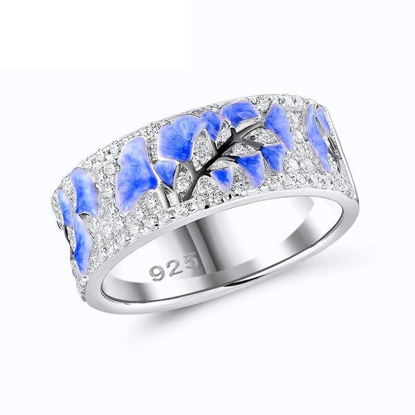 wedding rings utimtree arrival 925 sterling silver blue enamel jewelry cubic zirconia engagement flower band ring female, Slivery;golden
wedding rings utimtree arrival 925 sterling silver blue enamel jewelry cubic zirconia engagement flower band ring female, Slivery;golden