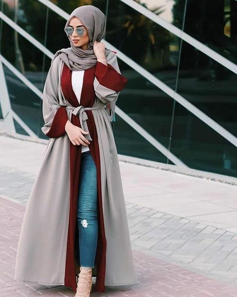 ethnic clothing muslim dress women stitching robe turkish cardigan islamic long dresses fashion dubai abaya turkey belt, Red
ethnic clothing muslim dress women stitching robe turkish cardigan islamic long dresses fashion dubai abaya turkey belt, Red
