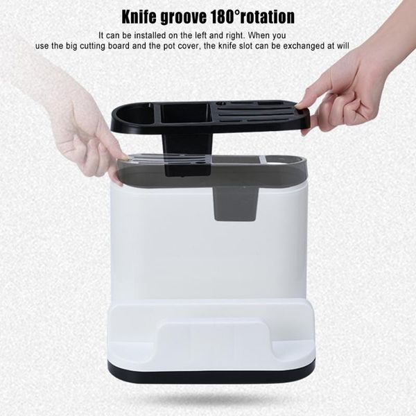 kitchen storage & organization utensil holder knife rack multi-functional tableware cutting board block shelf organizer with drainboard
kitchen storage & organization utensil holder knife rack multi-functional tableware cutting board block shelf organizer with drainboard