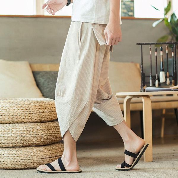 idopy casual chinese style men's elastic waist loose fit wide leg cotton harem baggy pants linen trousers for male, Black
idopy casual chinese style men's elastic waist loose fit wide leg cotton harem baggy pants linen trousers for male, Black