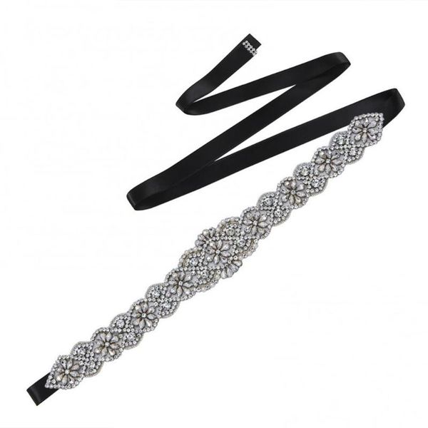 belts rhinestone bridal sash waist belt with satin ribbon engagement wedding party dress accessories, Black;brown
belts rhinestone bridal sash waist belt with satin ribbon engagement wedding party dress accessories, Black;brown