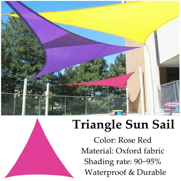 shade rose red triangle sun sail oxford shading rate 95% waterproof polyester fabric outdoor anti-uv cooling garden gazebo awning
shade rose red triangle sun sail oxford shading rate 95% waterproof polyester fabric outdoor anti-uv cooling garden gazebo awning