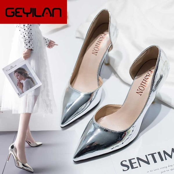 dress shoes women pumps mid heel pump ladies pointed toe casual sandals high heels wedding gold silver zapatos mujer 8cm a8, Black
dress shoes women pumps mid heel pump ladies pointed toe casual sandals high heels wedding gold silver zapatos mujer 8cm a8, Black