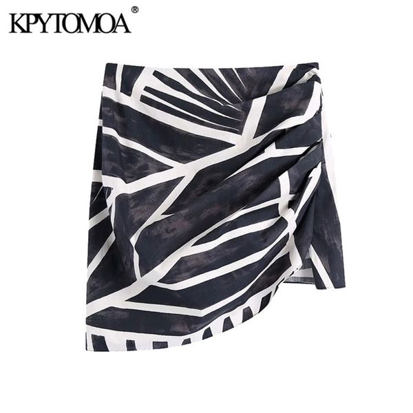 kpytomoa women chic fashion printed draped asymmetry mini skirt vintage high waist side zipper female skirts mujer 210702, Black
kpytomoa women chic fashion printed draped asymmetry mini skirt vintage high waist side zipper female skirts mujer 210702, Black