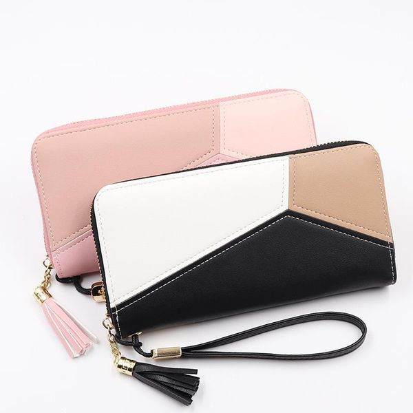 wallets 2021 leather women wallet tassel long fashion female girls phone pocket purse card holder clutch coin, Red;black
wallets 2021 leather women wallet tassel long fashion female girls phone pocket purse card holder clutch coin, Red;black