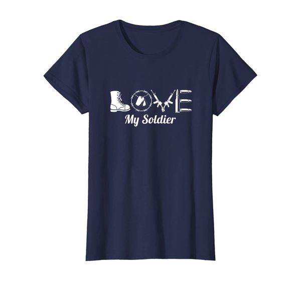 Womens Love My Soldier Proud Army Wife Military Girlfriend T-Shirt, Mainly pictures
Womens Love My Soldier Proud Army Wife Military Girlfriend T-Shirt, Mainly pictures