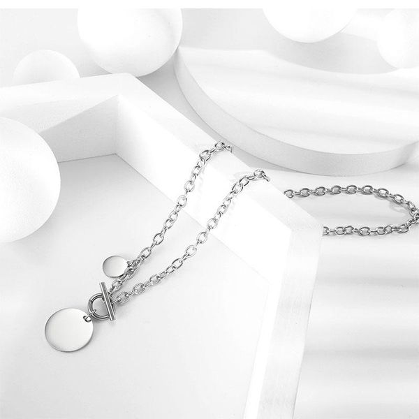 pendant necklaces necklace women round simple double ot stainless steel chain circlebig o fashion jewelry on the neck, Silver
pendant necklaces necklace women round simple double ot stainless steel chain circlebig o fashion jewelry on the neck, Silver