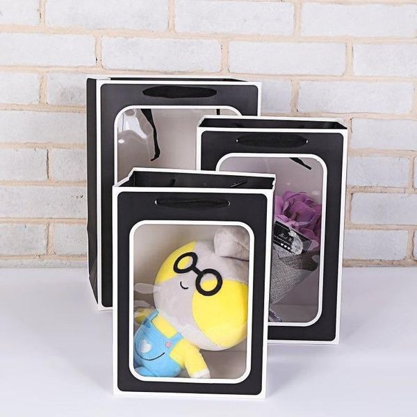 gift wrap 12pcs valentine's day window bag birthday flower packaging portable opening paper
gift wrap 12pcs valentine's day window bag birthday flower packaging portable opening paper