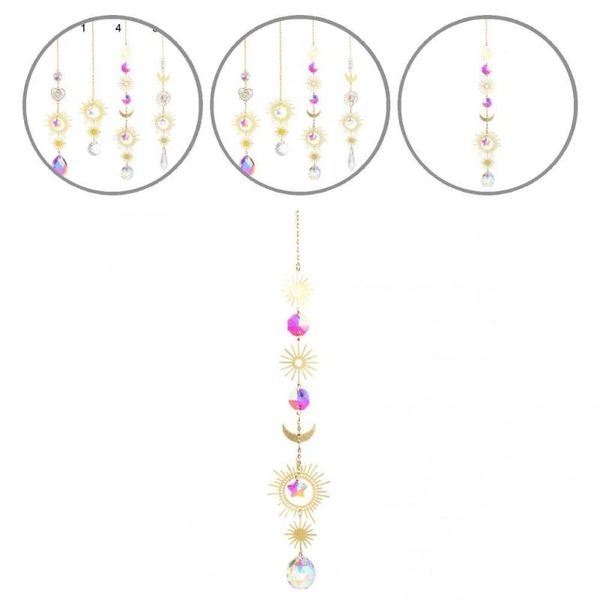 novelty items faux crystal handcrafted plated moon window prism pendant lightweight for party
novelty items faux crystal handcrafted plated moon window prism pendant lightweight for party
