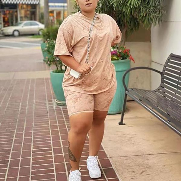plus size tracksuits summer 2 pieces suit set female tie dye print round neck short sleeve t-shirt shorts clothes tracksuit for women, Black
plus size tracksuits summer 2 pieces suit set female tie dye print round neck short sleeve t-shirt shorts clothes tracksuit for women, Black