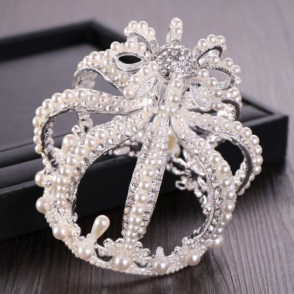 hair clips & barrettes wedding queen crown silver color baroque rhinestone crystal pearl round bridal headdress princess birthday tiara jewe, Golden;silver
hair clips & barrettes wedding queen crown silver color baroque rhinestone crystal pearl round bridal headdress princess birthday tiara jewe, Golden;silver