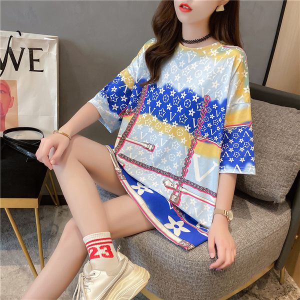 cotton summer new korean large size womens printed letters in the long short-sleeved t-shirt female wild, White
cotton summer new korean large size womens printed letters in the long short-sleeved t-shirt female wild, White