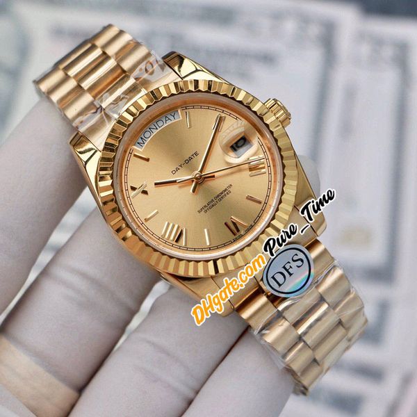 40mm day-date 228238 asian 2813 automatic mens watch sapphire 18k yellow gold dial steel bracelet sport watches strx pure_time, Slivery;brown
40mm day-date 228238 asian 2813 automatic mens watch sapphire 18k yellow gold dial steel bracelet sport watches strx pure_time, Slivery;brown