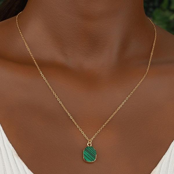 chains women jewelry vintage statement green pendant necklace 2021 design selling chain for gifts, Silver
chains women jewelry vintage statement green pendant necklace 2021 design selling chain for gifts, Silver