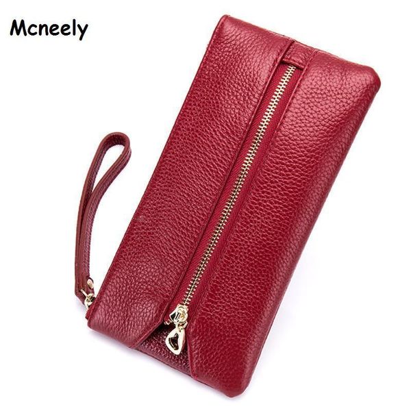 wallets mcneely women genuine leather long wallet zipper clutch ladies purse girls money bag phone, Red;black
wallets mcneely women genuine leather long wallet zipper clutch ladies purse girls money bag phone, Red;black