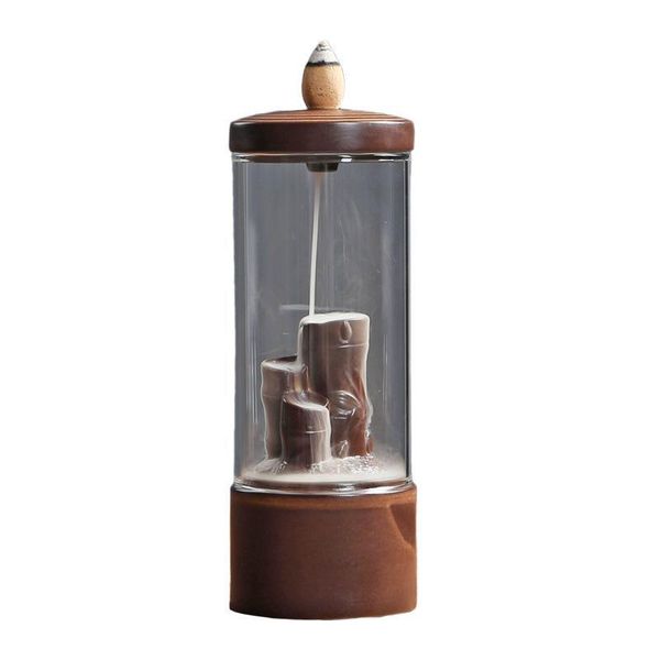 fragrance lamps ceramic censer aromatic windproof cover backflow lotus bamboo incense waterfall burner porte encens for living room craft
fragrance lamps ceramic censer aromatic windproof cover backflow lotus bamboo incense waterfall burner porte encens for living room craft