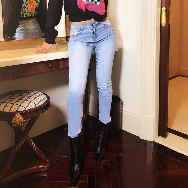 women's jeans mom zipper 2021 fashion promotion cotton dark woman tight-fitting high-elastic women high waist, Blue
women's jeans mom zipper 2021 fashion promotion cotton dark woman tight-fitting high-elastic women high waist, Blue