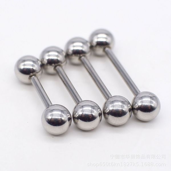 titanium steel tongue human body puncture jewelry stainless steel ball long bridge fashion luggage
titanium steel tongue human body puncture jewelry stainless steel ball long bridge fashion luggage
