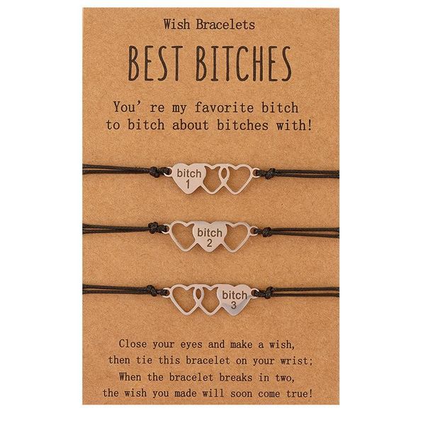 charm bracelets factory sale card bracelet 3 pcs stainless steel heart shaped weave jewelry, Golden;silver
charm bracelets factory sale card bracelet 3 pcs stainless steel heart shaped weave jewelry, Golden;silver
