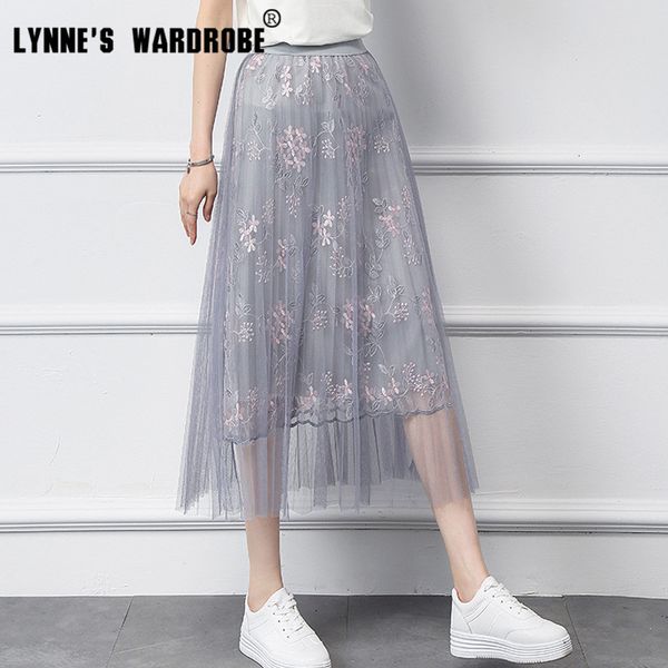 casual dresses women summer vintage floral embroidered long gauze skirt sweet embroidery flower mesh calf elastic waist nsxh, Black;gray
casual dresses women summer vintage floral embroidered long gauze skirt sweet embroidery flower mesh calf elastic waist nsxh, Black;gray