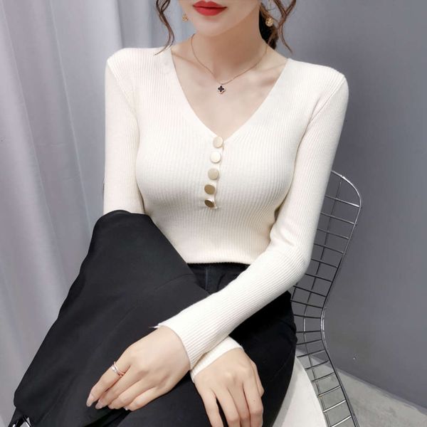 women's sweaters tees sweater v-neck thin knitwear for women with autumn of 2tbs t9aw, White;black
women's sweaters tees sweater v-neck thin knitwear for women with autumn of 2tbs t9aw, White;black