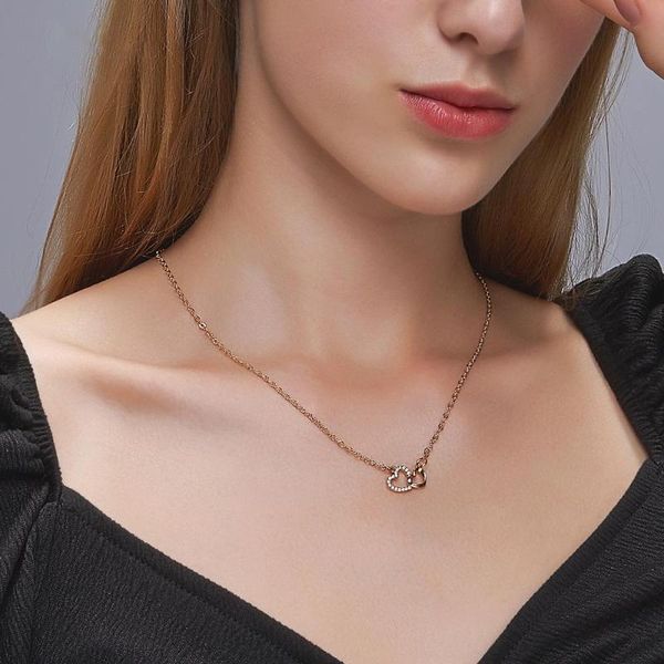 pendant necklaces simple and versatile heart necklace temperament double peach clavicle chain valentine's day gift for women's gir, Silver
pendant necklaces simple and versatile heart necklace temperament double peach clavicle chain valentine's day gift for women's gir, Silver