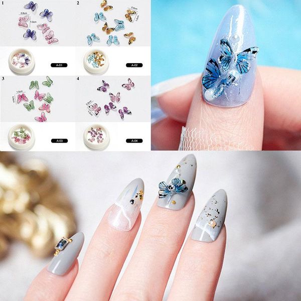 nail art decorations 1 box 3d cute butterfly resin aurora rhinestone for nails glitter diy manicure accessories, Silver;gold
nail art decorations 1 box 3d cute butterfly resin aurora rhinestone for nails glitter diy manicure accessories, Silver;gold