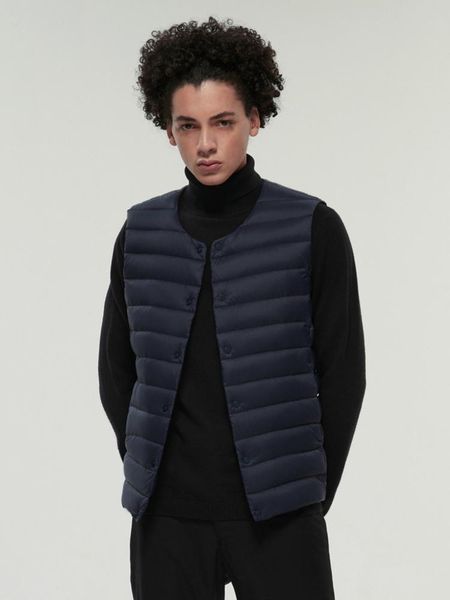 men's vests bosideng 2021 lightweight down vest commuting wear round neck slimming b00130001, Black;white
men's vests bosideng 2021 lightweight down vest commuting wear round neck slimming b00130001, Black;white