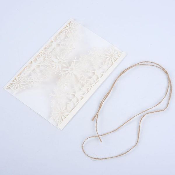 exquisite white snowflake hollow invitation & greeting card for wedding diy decoration holiday envelope cards
exquisite white snowflake hollow invitation & greeting card for wedding diy decoration holiday envelope cards