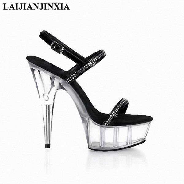 inch high heel shoes platform sandal rhinestone straps hand made 15cm high-heeled dance sandals, Black
inch high heel shoes platform sandal rhinestone straps hand made 15cm high-heeled dance sandals, Black