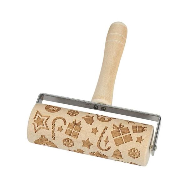 practical print rolling pin roller kitchen tools dough pastry christmas elk for household convenient part pins & boards
practical print rolling pin roller kitchen tools dough pastry christmas elk for household convenient part pins & boards