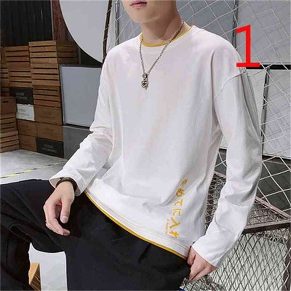 high-necked long-sleeved t-shirt male youth casual pullover shirt autumn thin section sweater 210420, White;black
high-necked long-sleeved t-shirt male youth casual pullover shirt autumn thin section sweater 210420, White;black