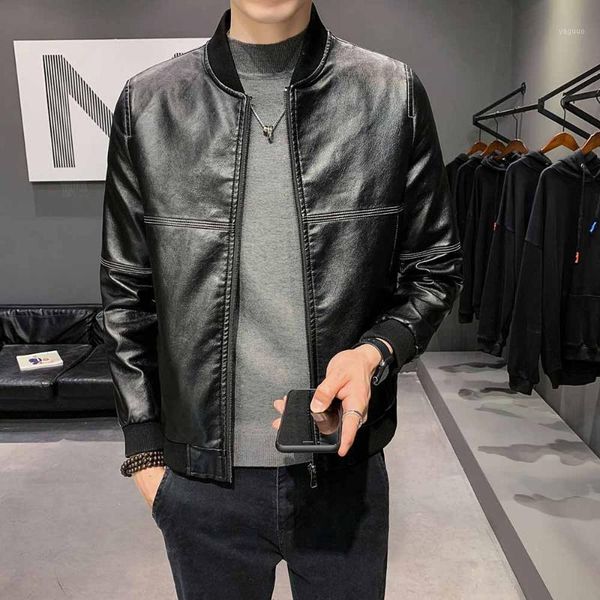 style leather coat hang s locomotive slim handsome men's pu jacket baseball collar zipper men jackets, Black;brown
style leather coat hang s locomotive slim handsome men's pu jacket baseball collar zipper men jackets, Black;brown