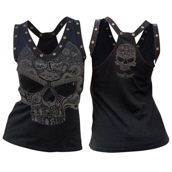 vest women clothes summer sleeveless skulls rose flower printed t shirt womens casual black tshirt tee plus size s-5xl 210406, White
vest women clothes summer sleeveless skulls rose flower printed t shirt womens casual black tshirt tee plus size s-5xl 210406, White