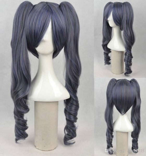 long curly synthetic butler cosplay anime wig, Black;brown
long curly synthetic butler cosplay anime wig, Black;brown