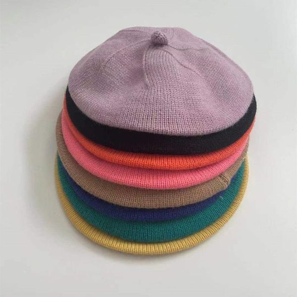 caps & hats 9250 infant knitting artist hat candy color soft wool autumn winter beret children's modeling solid boy girl, Yellow
caps & hats 9250 infant knitting artist hat candy color soft wool autumn winter beret children's modeling solid boy girl, Yellow