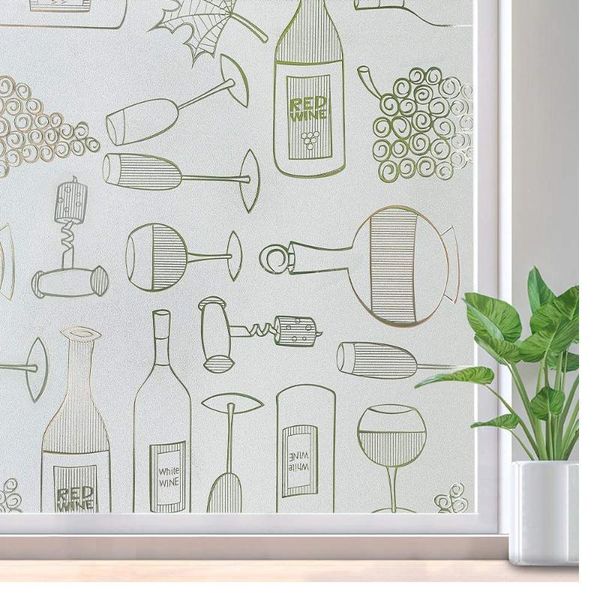 window stickers self-adhesive frosted stained glass sticker kitchen privacy film wine bottle anti uv tint static cling decals
window stickers self-adhesive frosted stained glass sticker kitchen privacy film wine bottle anti uv tint static cling decals