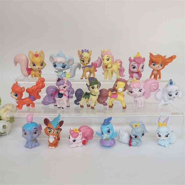 2515a variety of court pet dogs, pony cute animals, cartoon animation, surrounding egg twisting toys and dolls