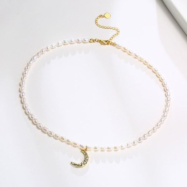 chains luxury gold necklaces pendants for women fine jewelry ladies irregular moon pendant pearl necklace party gift, Silver
chains luxury gold necklaces pendants for women fine jewelry ladies irregular moon pendant pearl necklace party gift, Silver
